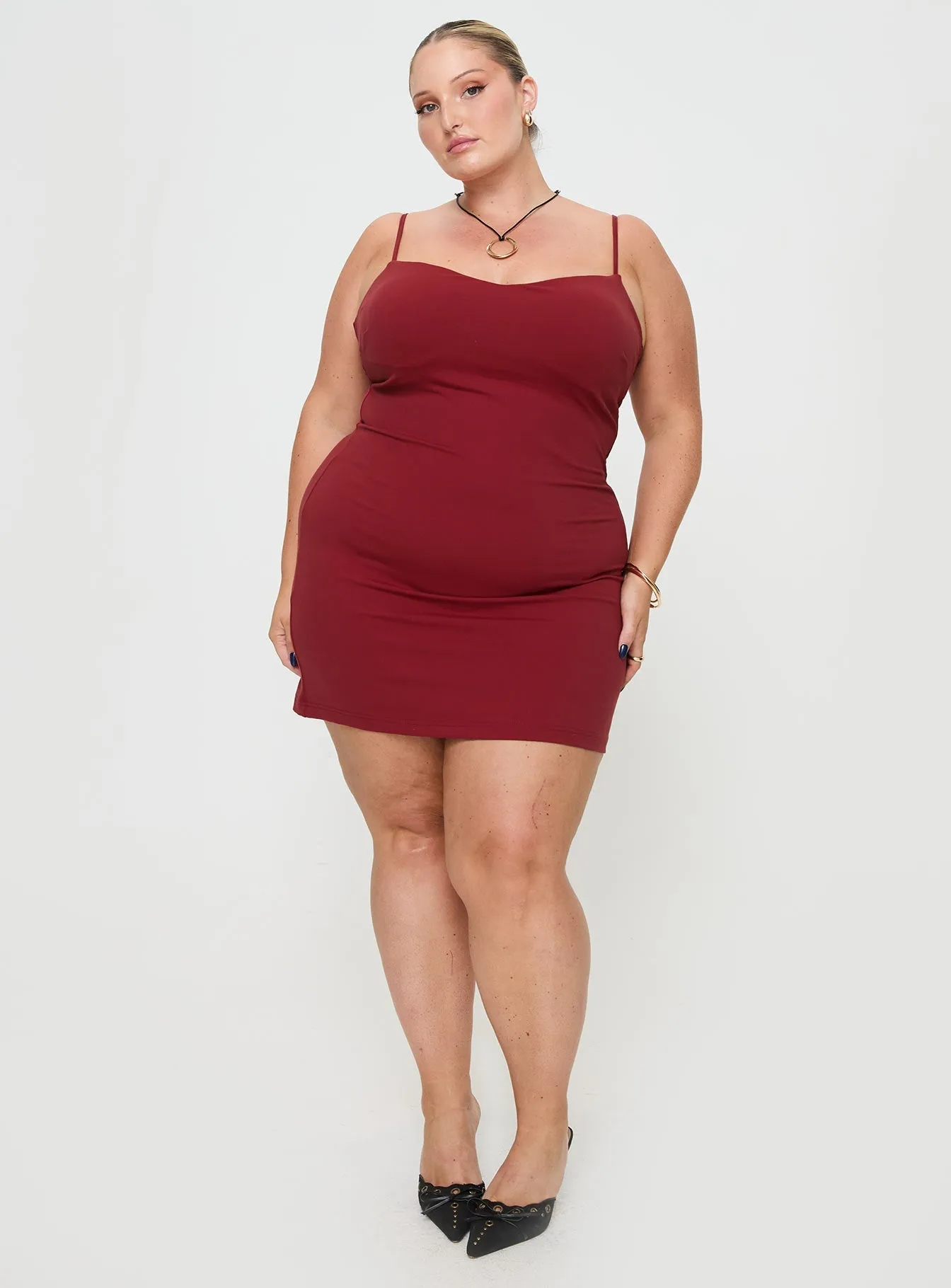 Serafina Mini Dress Red Curve Party Beat