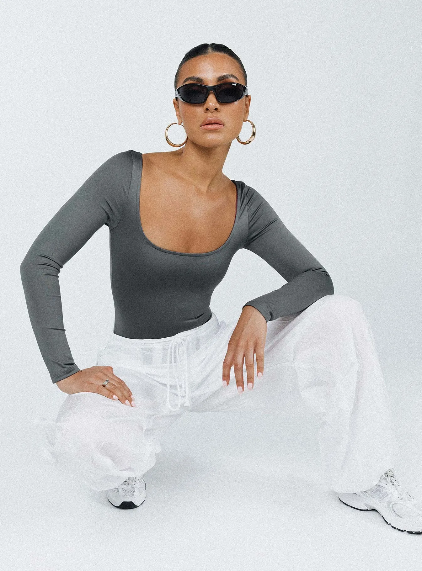 Ellery Bodysuit Grey Dance Luxury