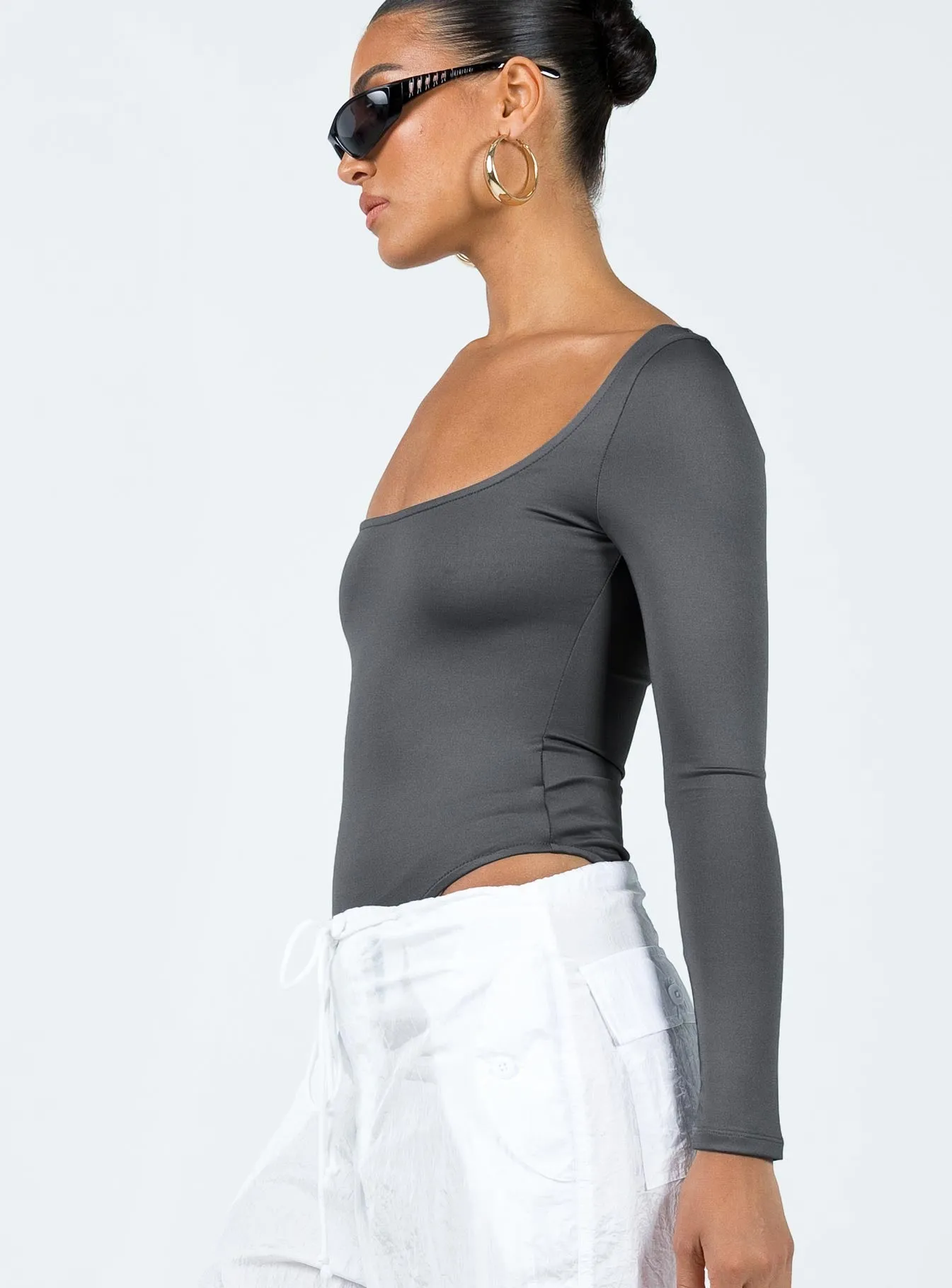 Ellery Bodysuit Grey Beach Durable Everyday Guest