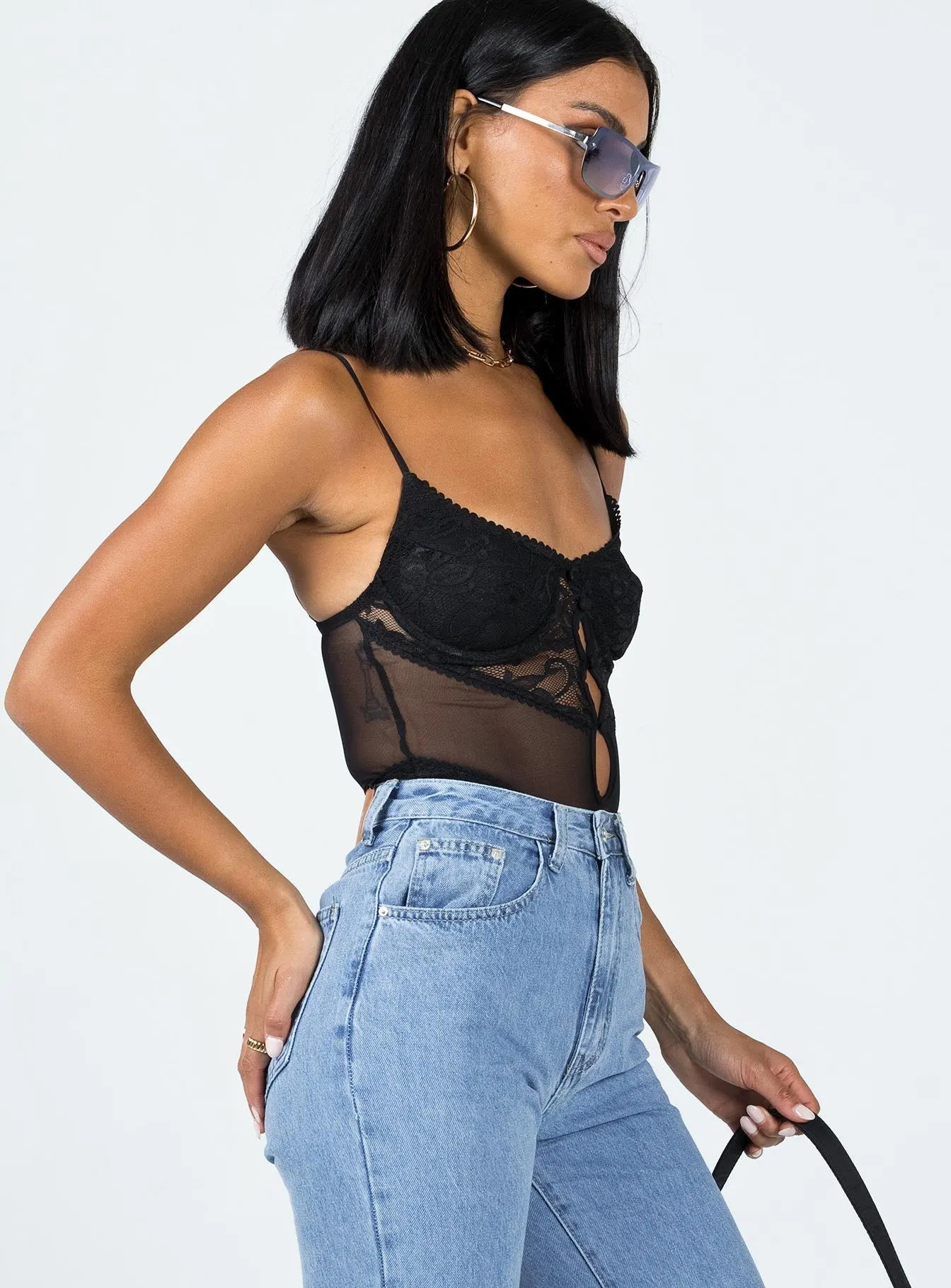 Fine Weekend Modern Outdoor Ellora Bodysuit Black