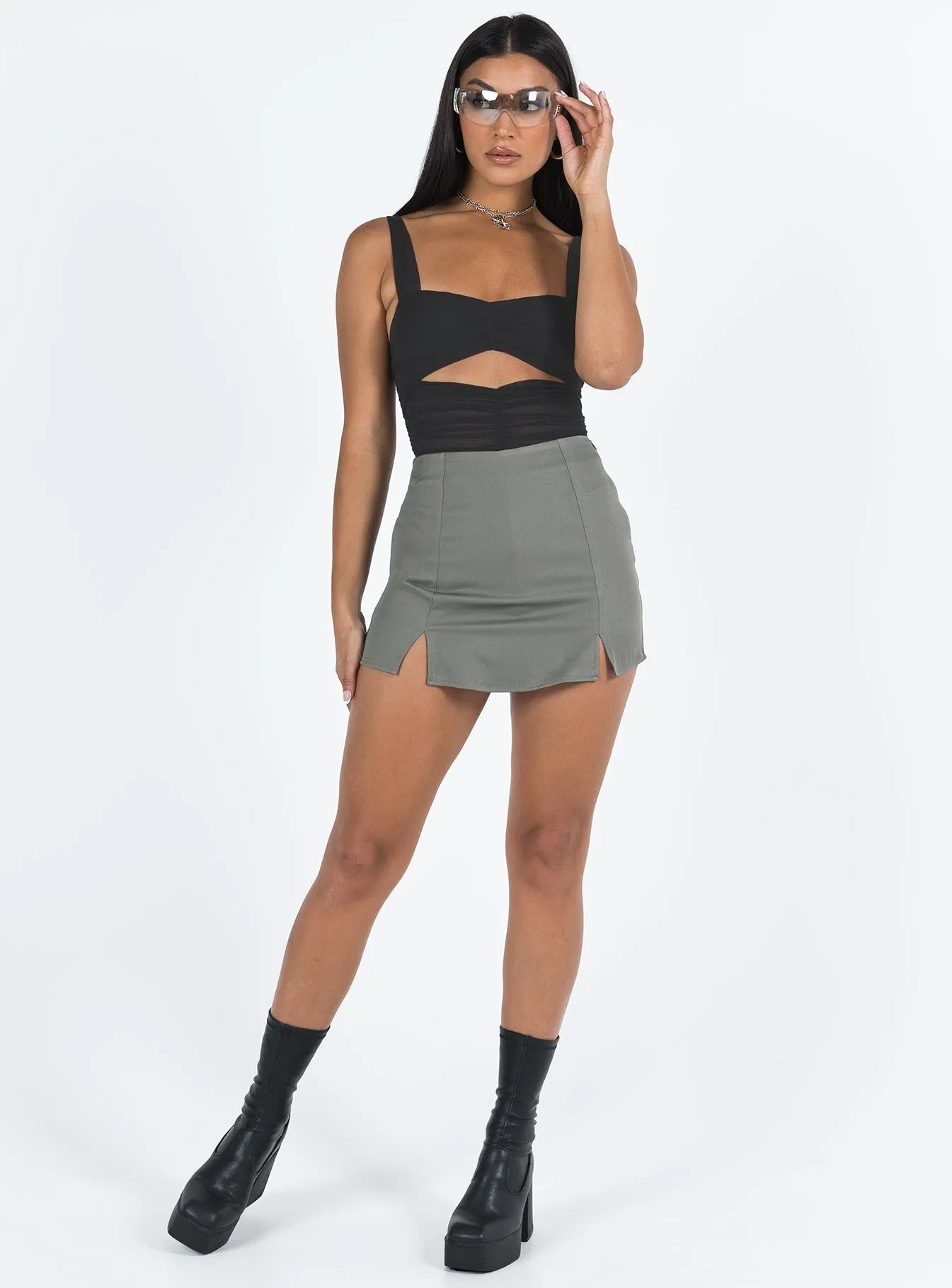 Fine Beach Natural Modern Kalmia Bodysuit Black
