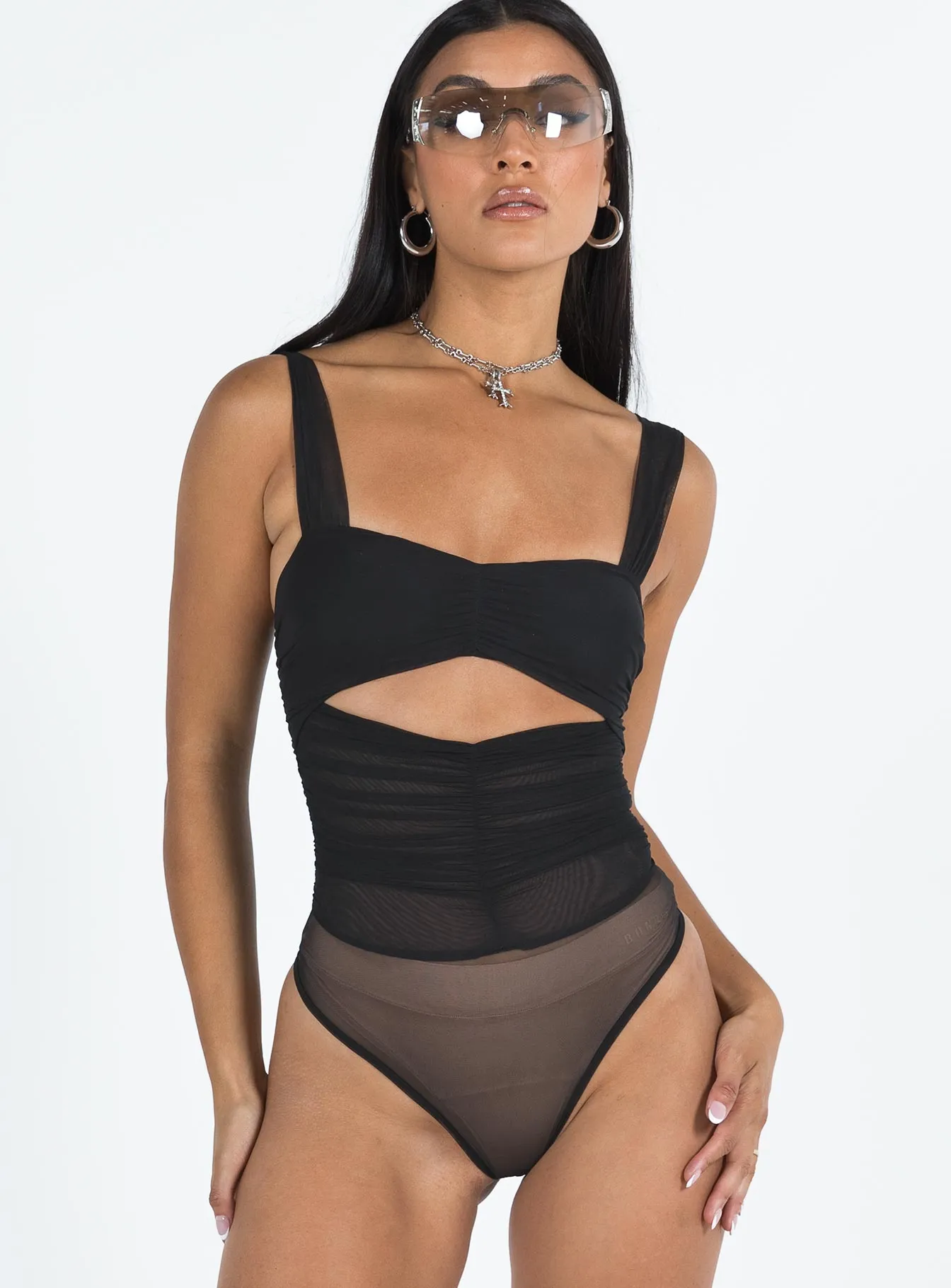 Relaxed Date Outdoor Travel Kalmia Bodysuit Black