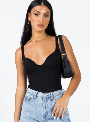 Wilana Bodysuit Black Festival Smart Travel Sport
