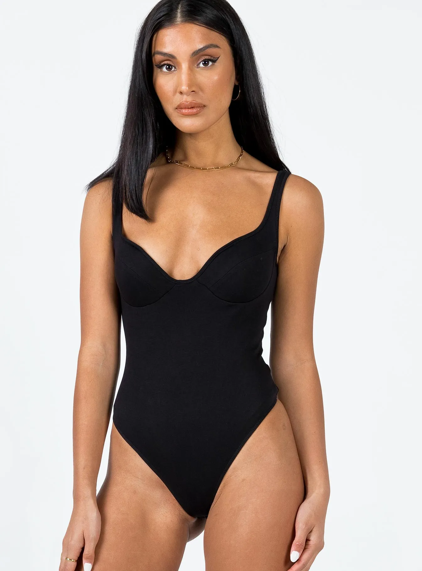 Wilana Bodysuit Black Training Girl Gym Holiday