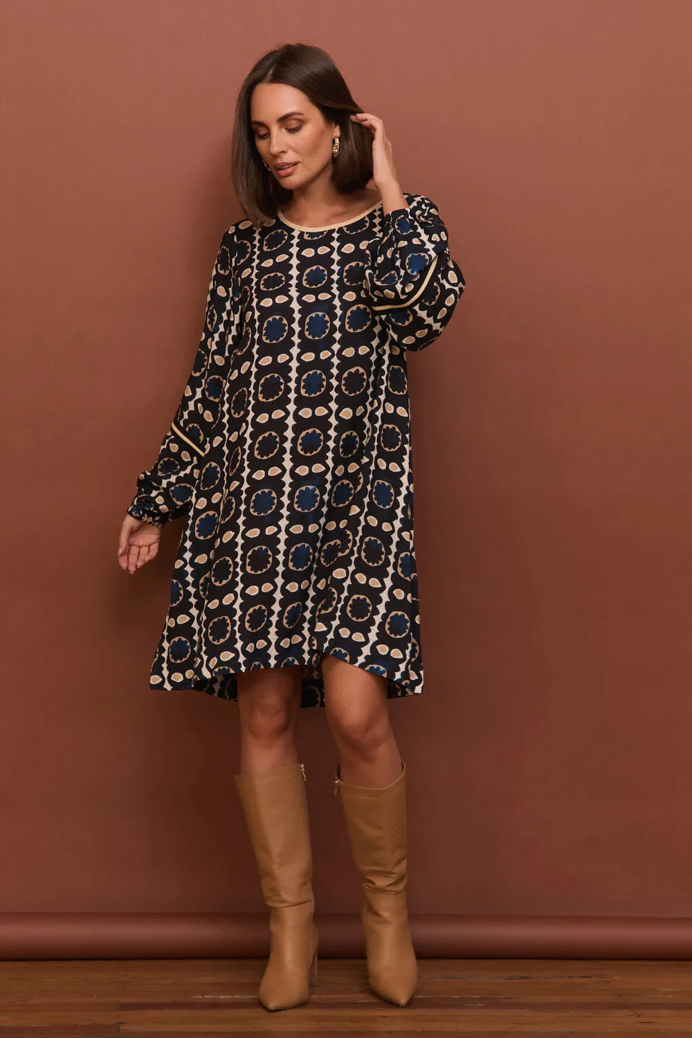 Hazel Short Dress in Athena TearResistant Fabric