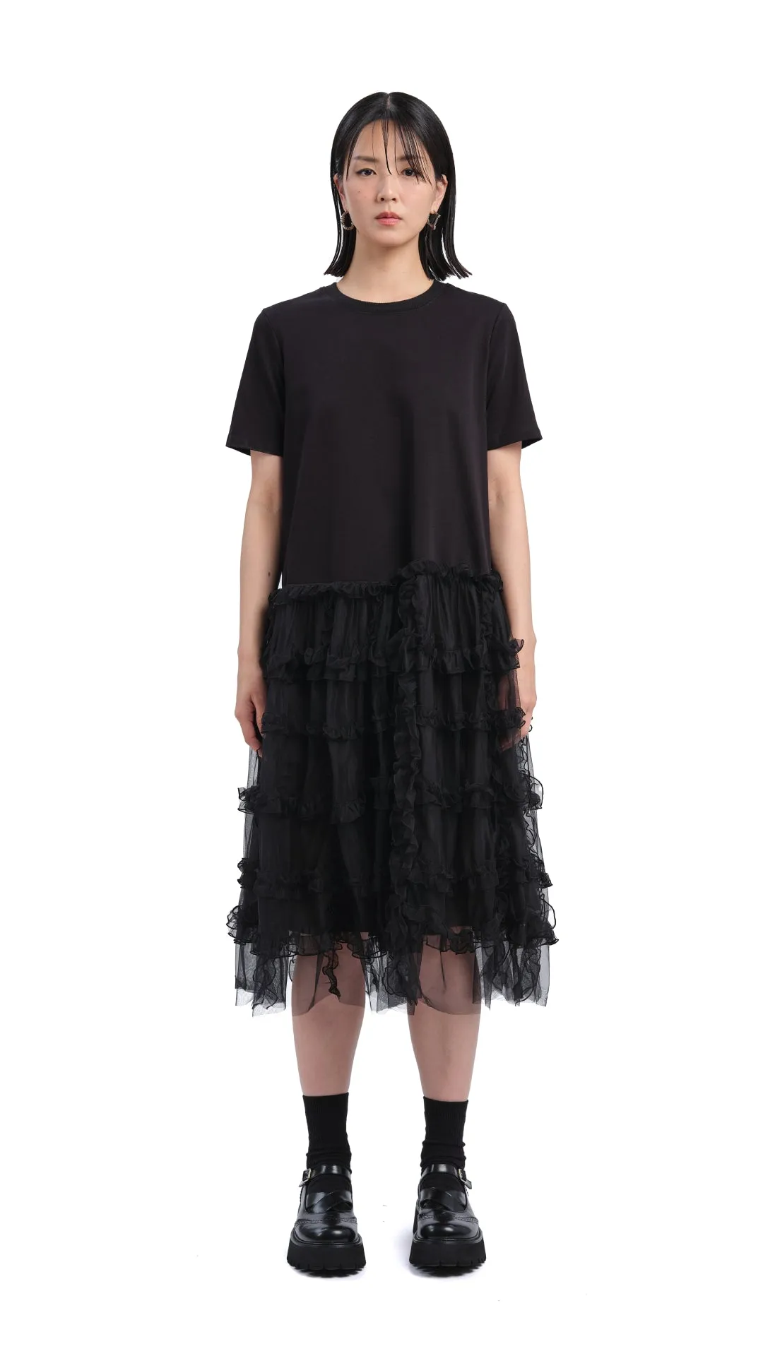 Mesh Layered Dress Romance Air