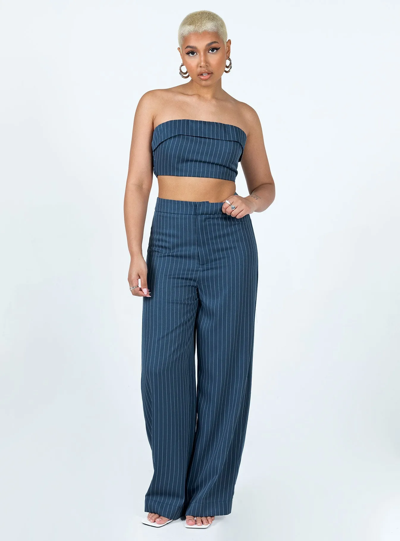 Sammie Set Navy Formal Shirt StretchFit Design