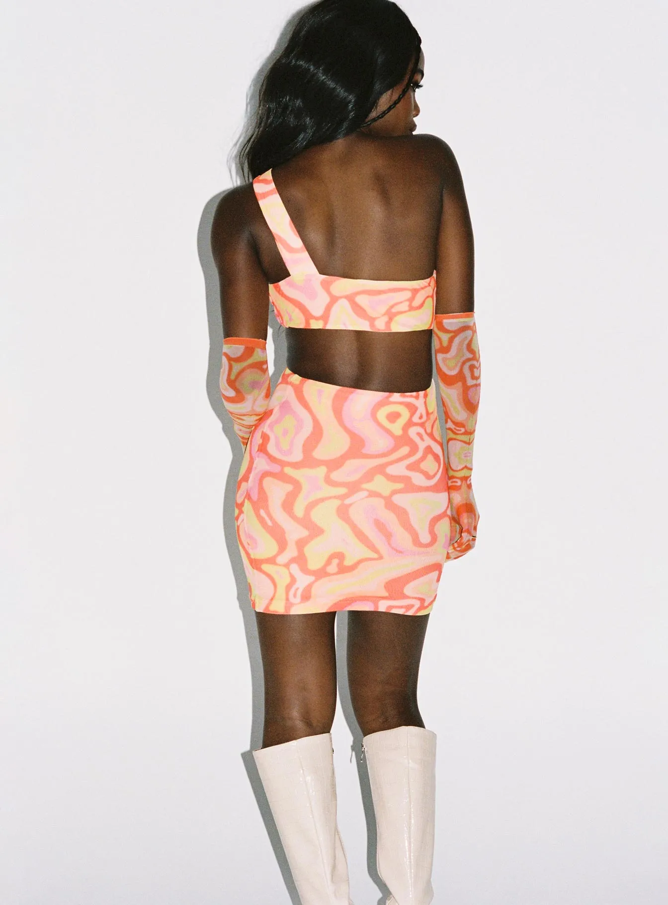 Greater Power Mini Dress Multi Playful chic outfit