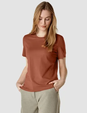 Team Edge Supima T-shirt White Terracotta