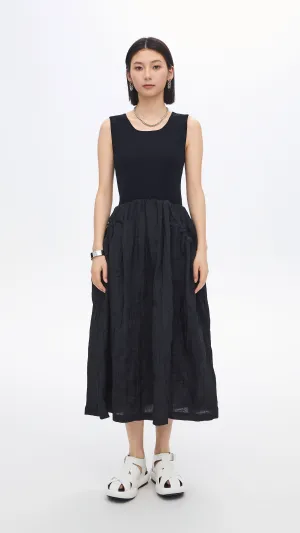Heat Safe Nylon Patch Knit Dress
