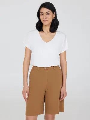 Matte Tone Garden Ease V-Neck Dolman Sleeve T-Shirt