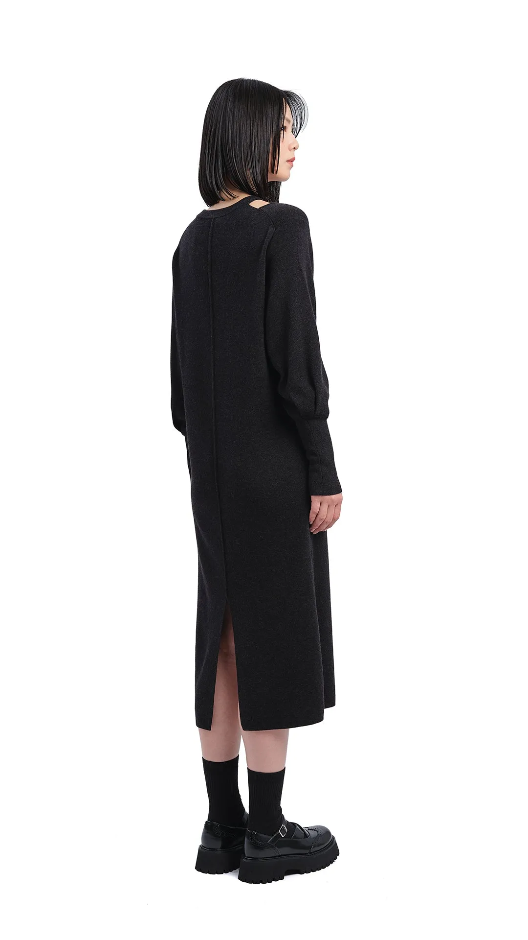 Biella Wool Knit Dress Love Energy