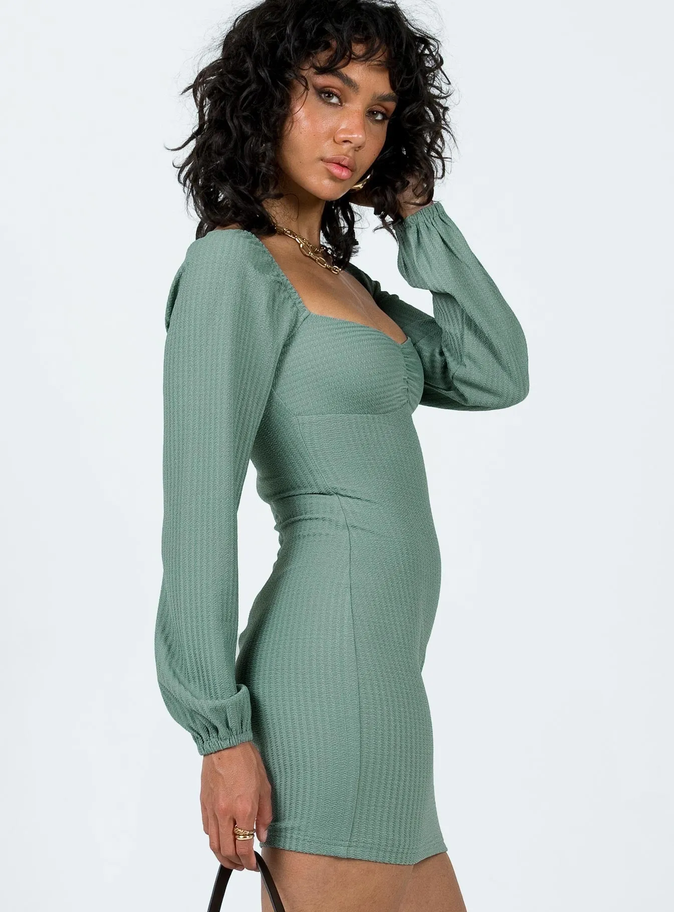 Benaud Mini Dress Green Urban Light
