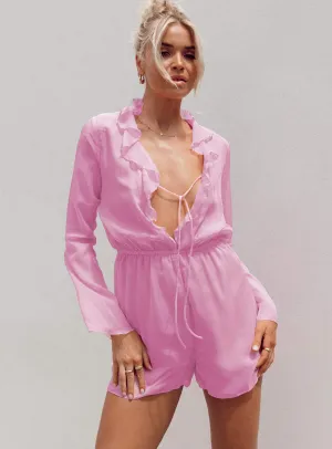 Weekend Ready Meadow Romper Pink