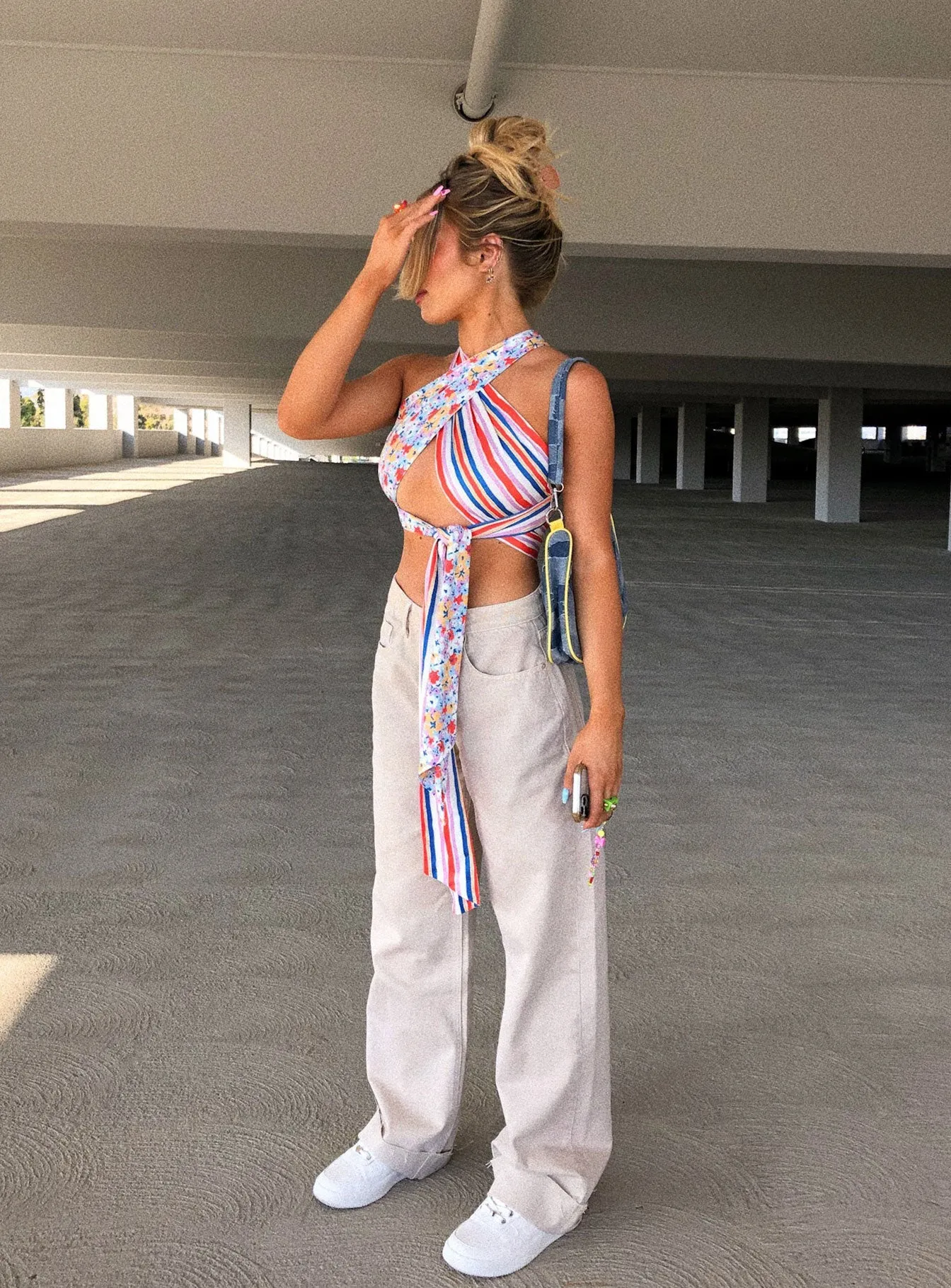 Cheerful Denim Jeans Cream Layer Staple