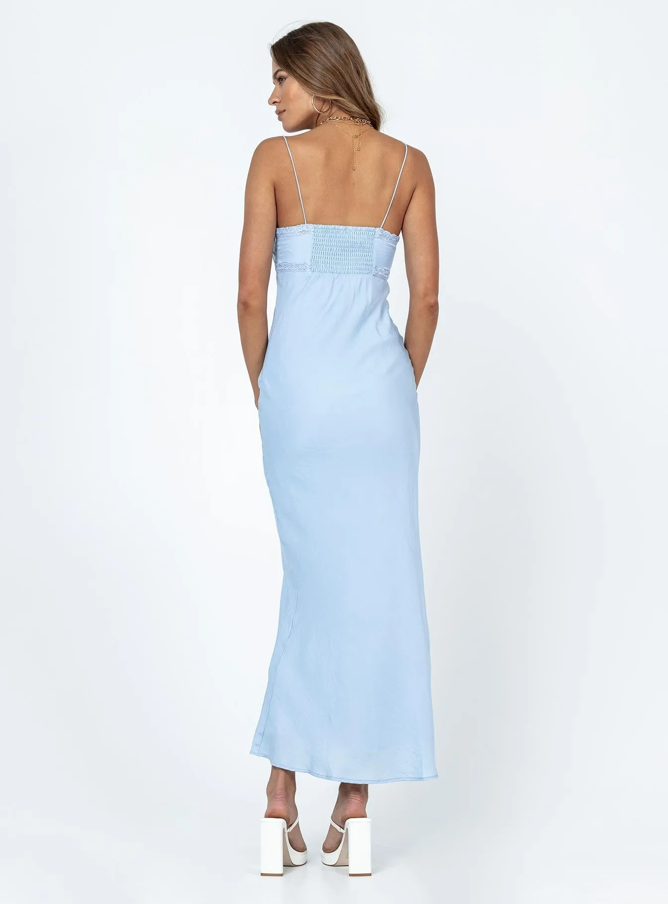 Bright and airy maxi Emily Maxi Dress Blue
