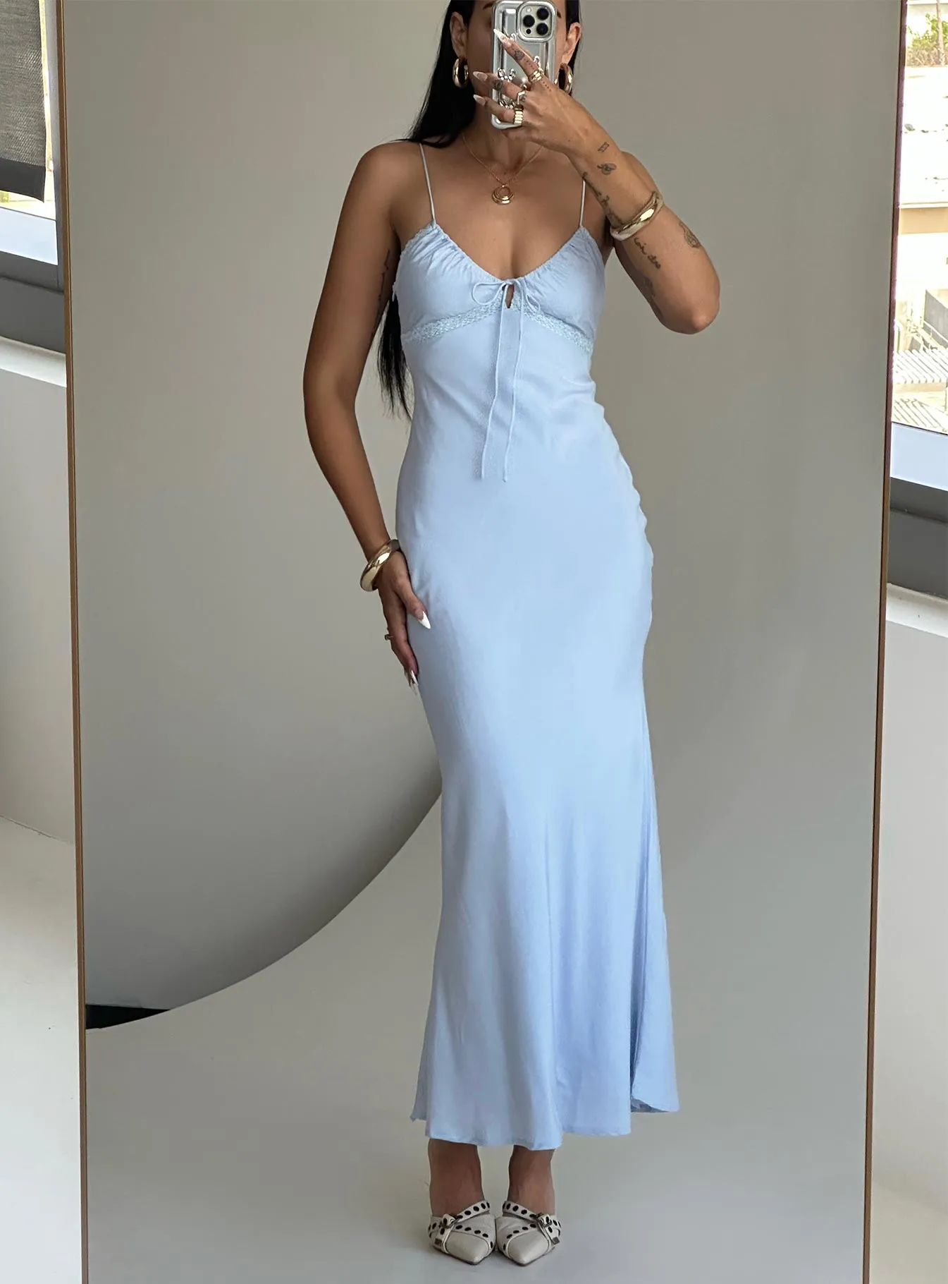 Emily Maxi Dress Blue Global Soul
