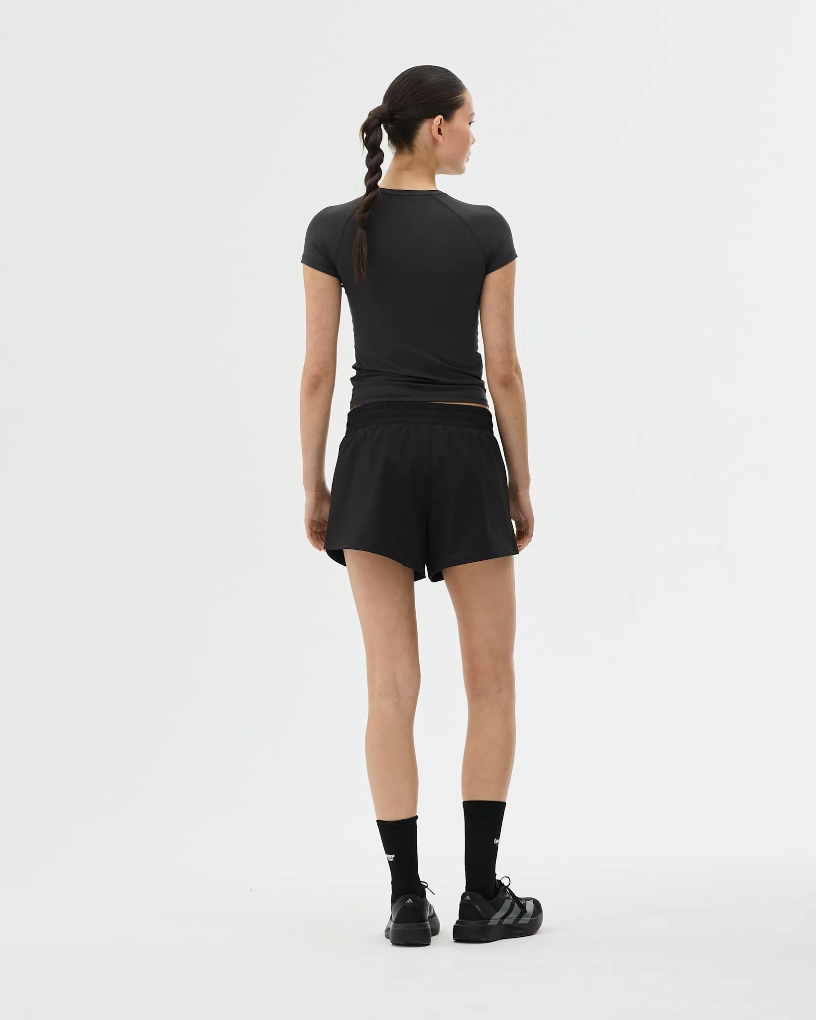 Women's Athletic Tee - Sport 3 - Pirate Black Rust proof Moisture Management Fabric Tagless Collar