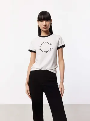 Recycled Polyester Cotton Contrast Detail T-shirt