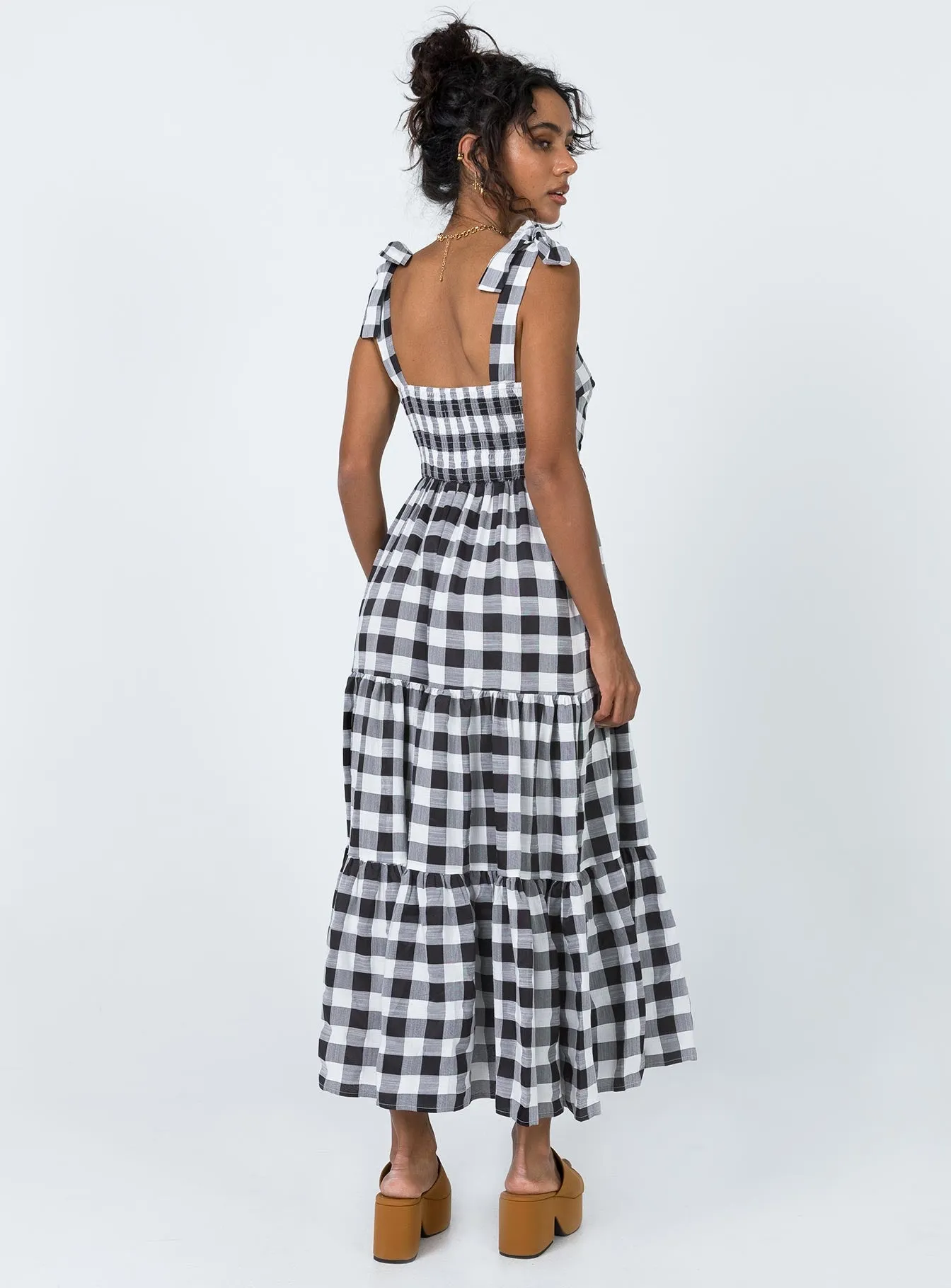 Relaxed fit formal wear Trendy long-length summer piece Rae Maxi Dress Black