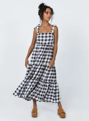 Easy-to-wear long dress Morning Glow Rae Maxi Dress Black
