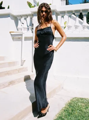 Estrellas Lace Maxi Dress Black Summer Glow