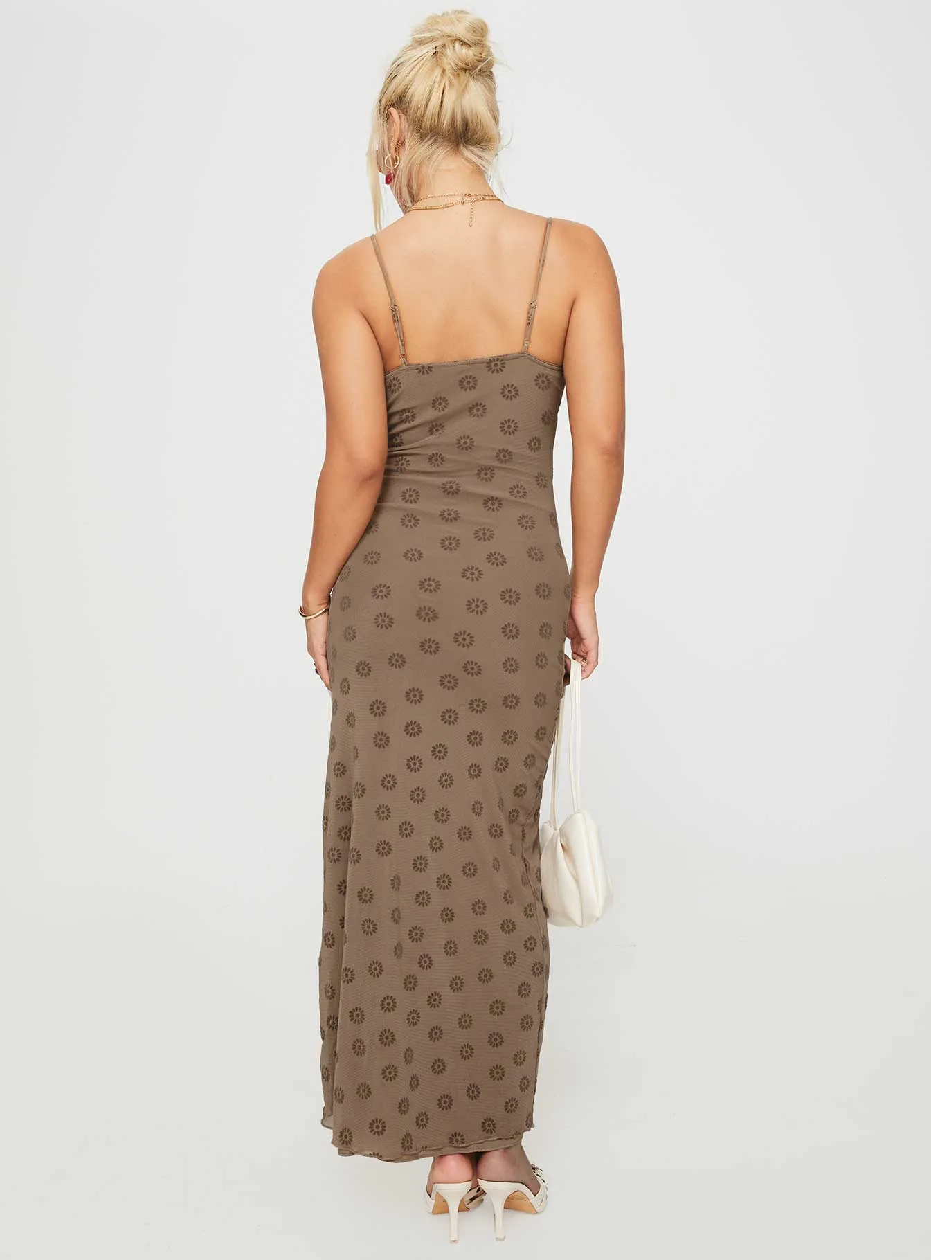 Poetic Move Ocean Arch Darsih Maxi Dress Light Brown