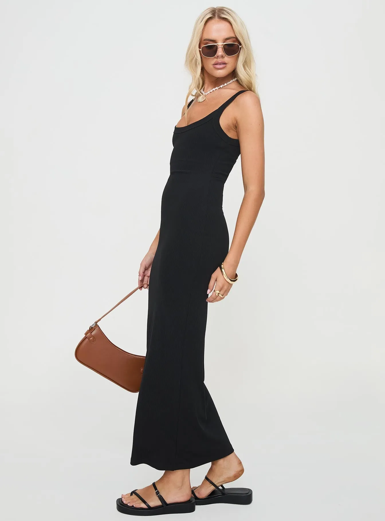 Montwood Maxi Dress Black Joy Soul Patch Work