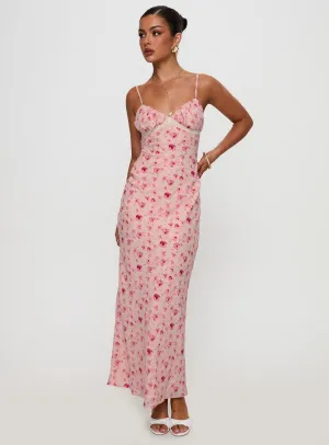 Golden Hour Flower Fields Maxi Dress Multi Floral