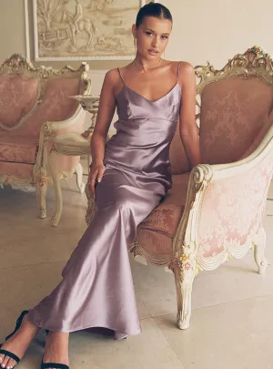 Long Nights Maxi Dress Purple Tide Glow