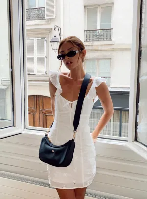 Besiana Mini Dress White Low Impact Trend Glow Thermal Insulation Layer