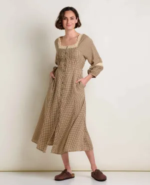 Manzana Square Neck Dress Aura Core