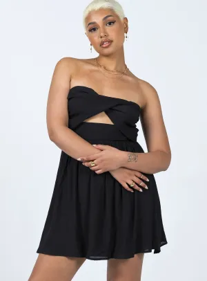 Allie Jay Mini Dress Black Trend Star