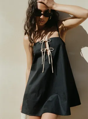 Belong Together Mini Dress Black Playful Look