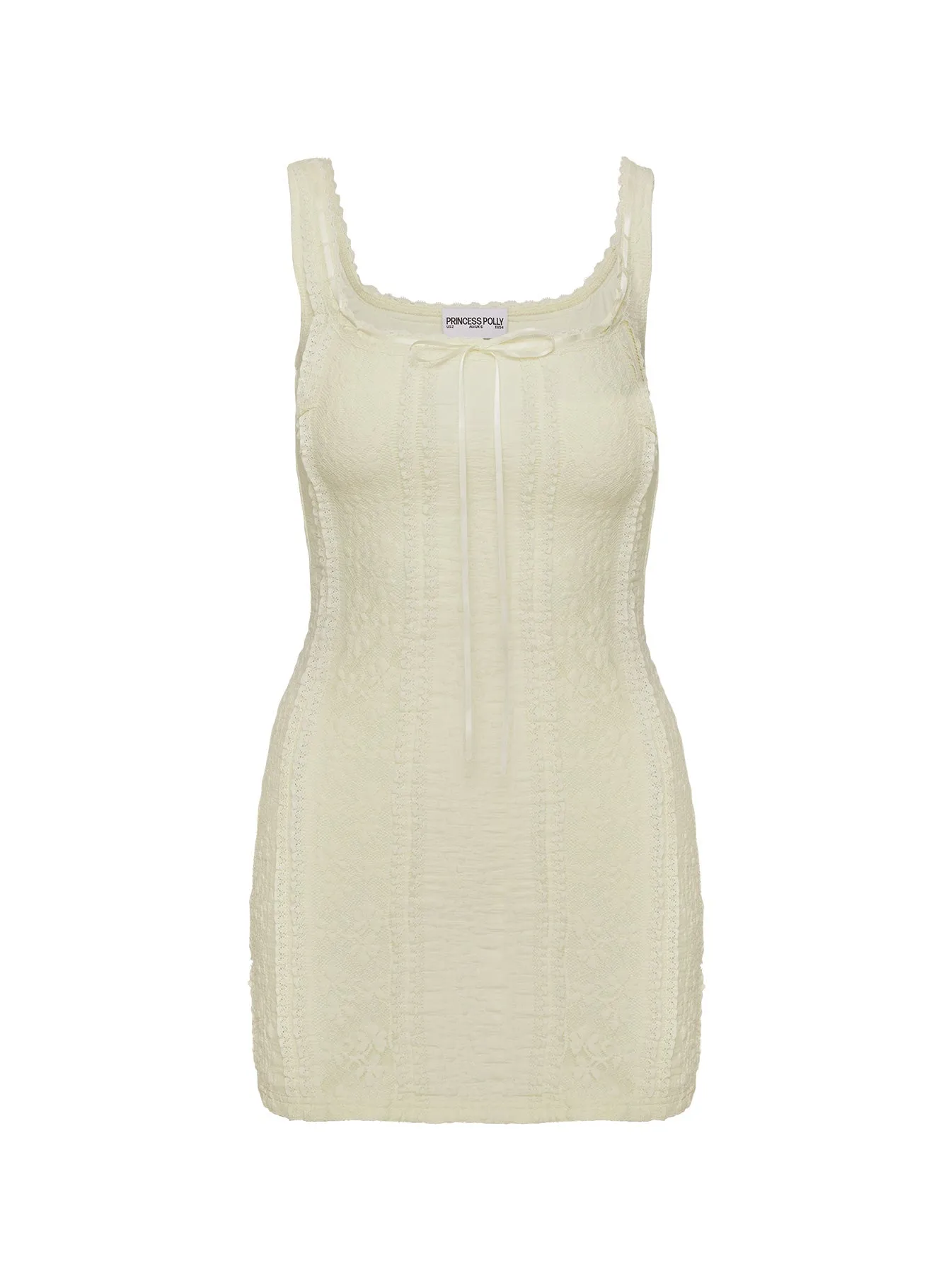 Comfort Fit Sable Mini Dress Cream
