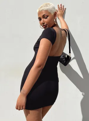 Fashion Forward Water Resistant Jonas Mini Dress Black