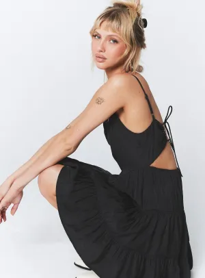 Street Spice Summer Break Mini Dress Black