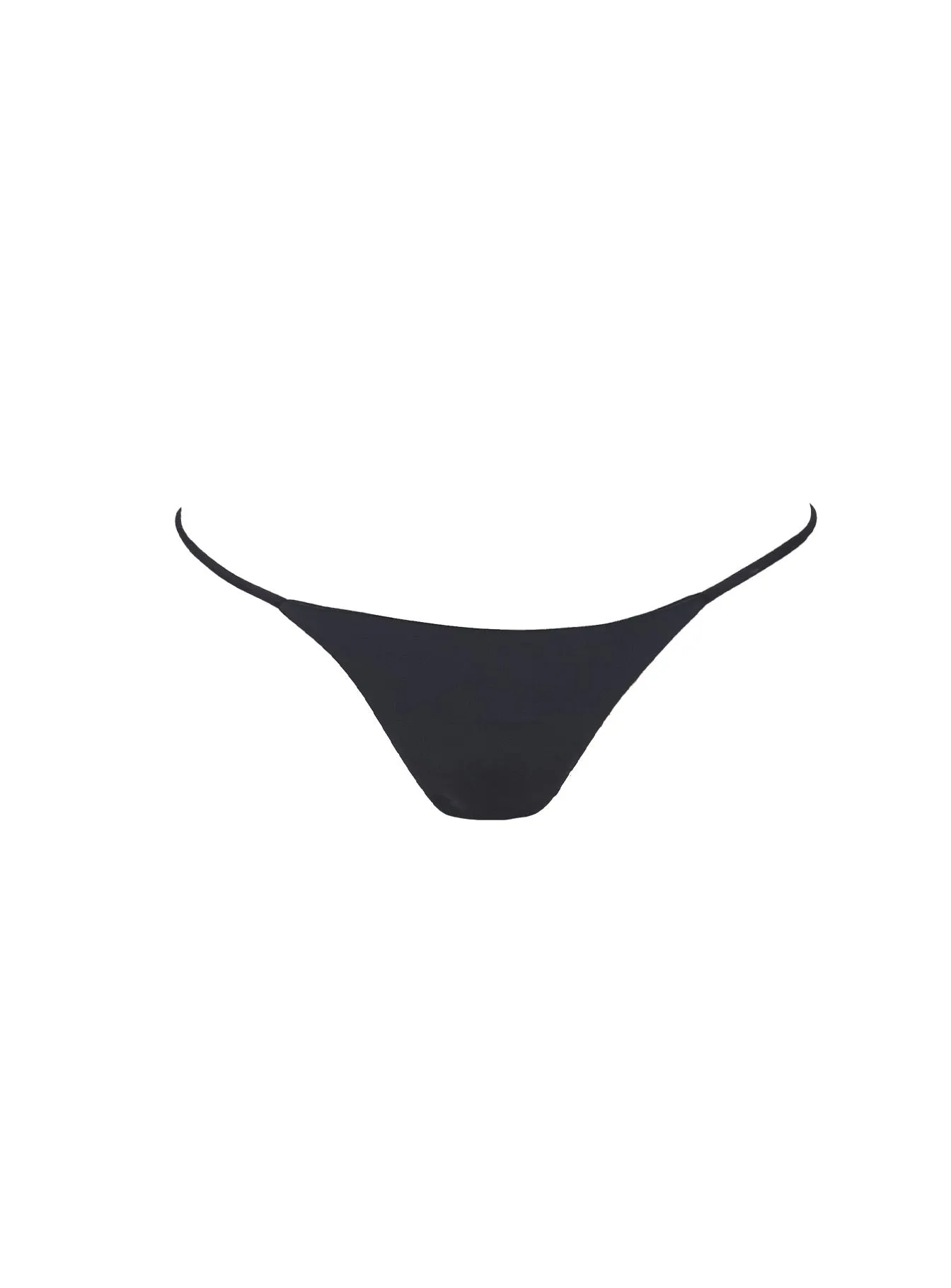 Tali String Bikini Bottoms Black Butter Soft Stretch Flex Foam Padding