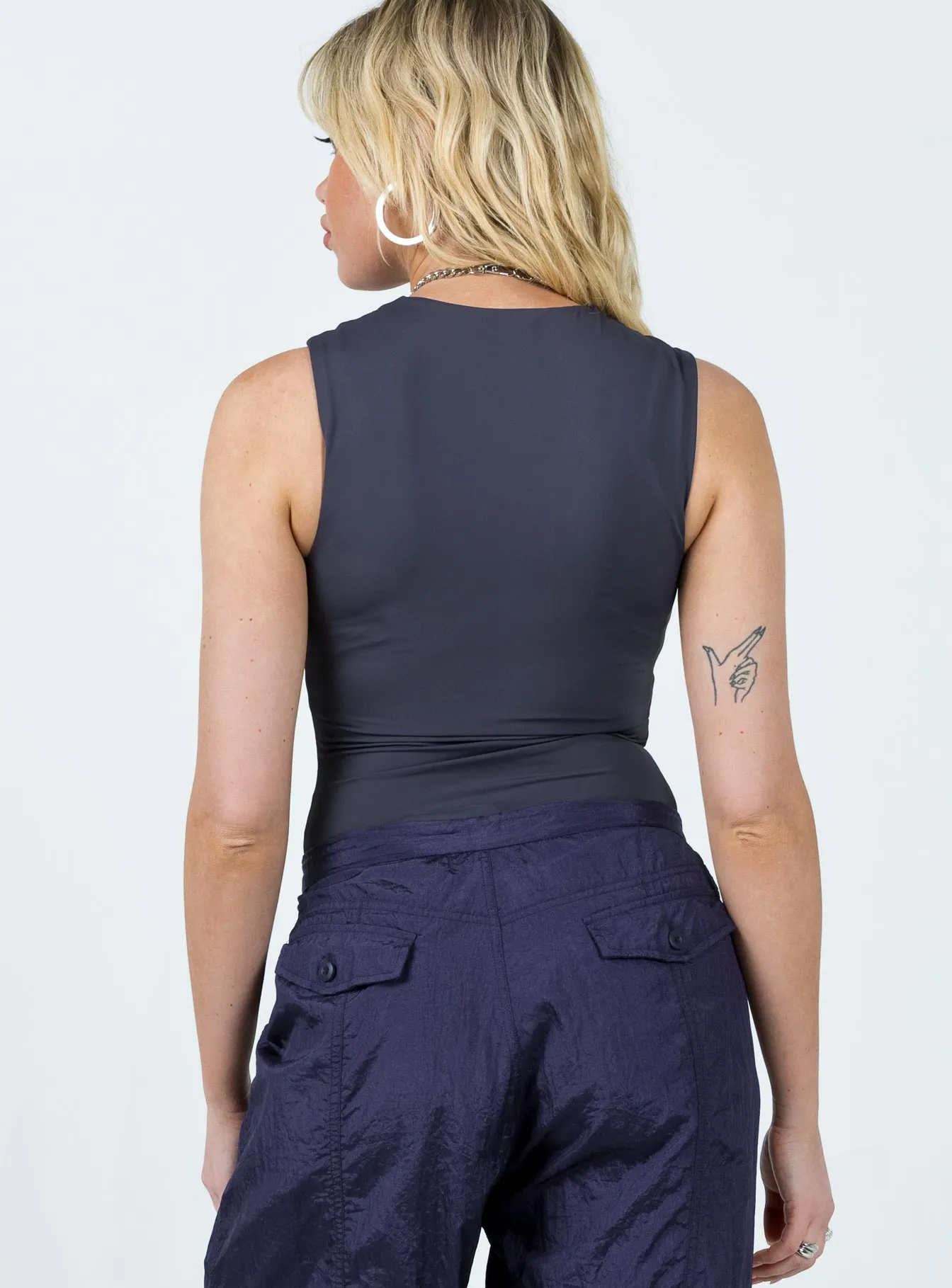 Vintage Slim Fischer Bodysuit Slate