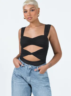 Grandis Bodysuit Black Picnic Vivid