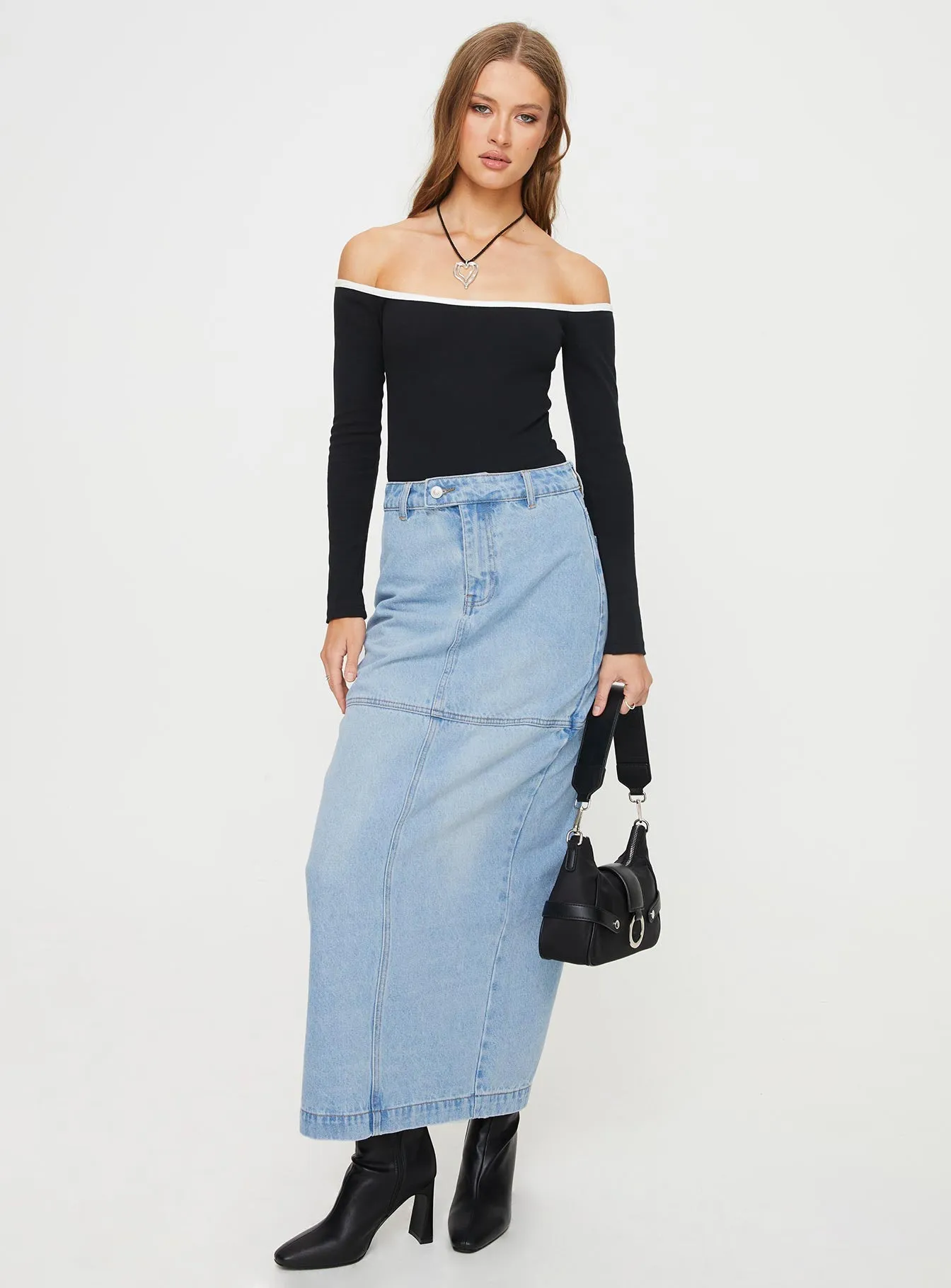 Flexible Holiday Outdoor Office Jacinto Off The Shoulder Bodysuit Black