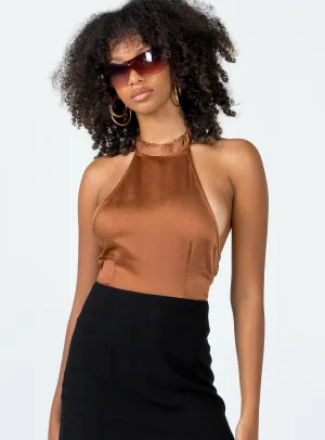 Stanley Bodysuit Brown Soft Family