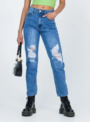 Core Item Khaled Skinny Mid Wash Denim Jeans