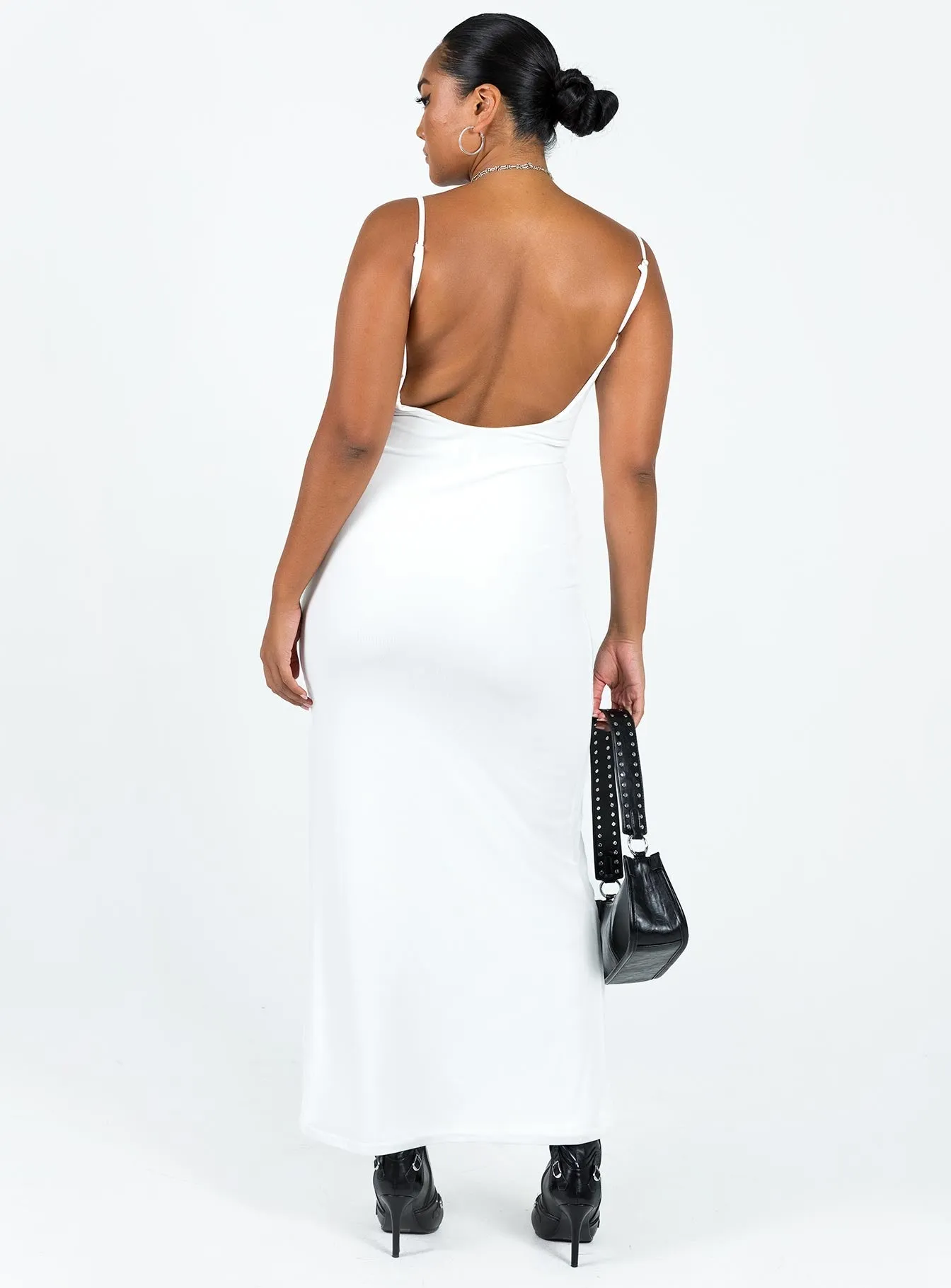 Knox Maxi Dress White Festival Glow