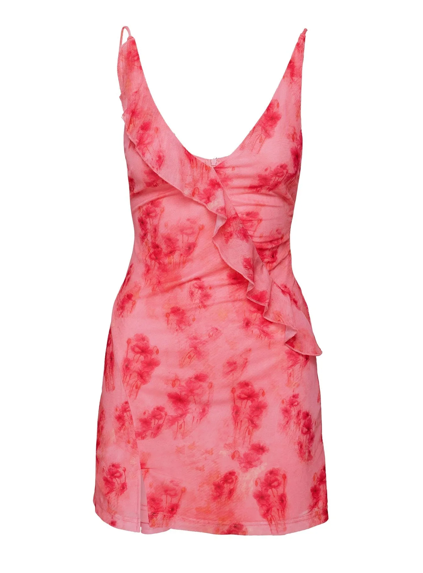 Singleton Mini Dress Pink Floral Star Glow