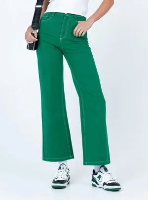Nicolson Jean Green Fashion friendly Youth Outfit