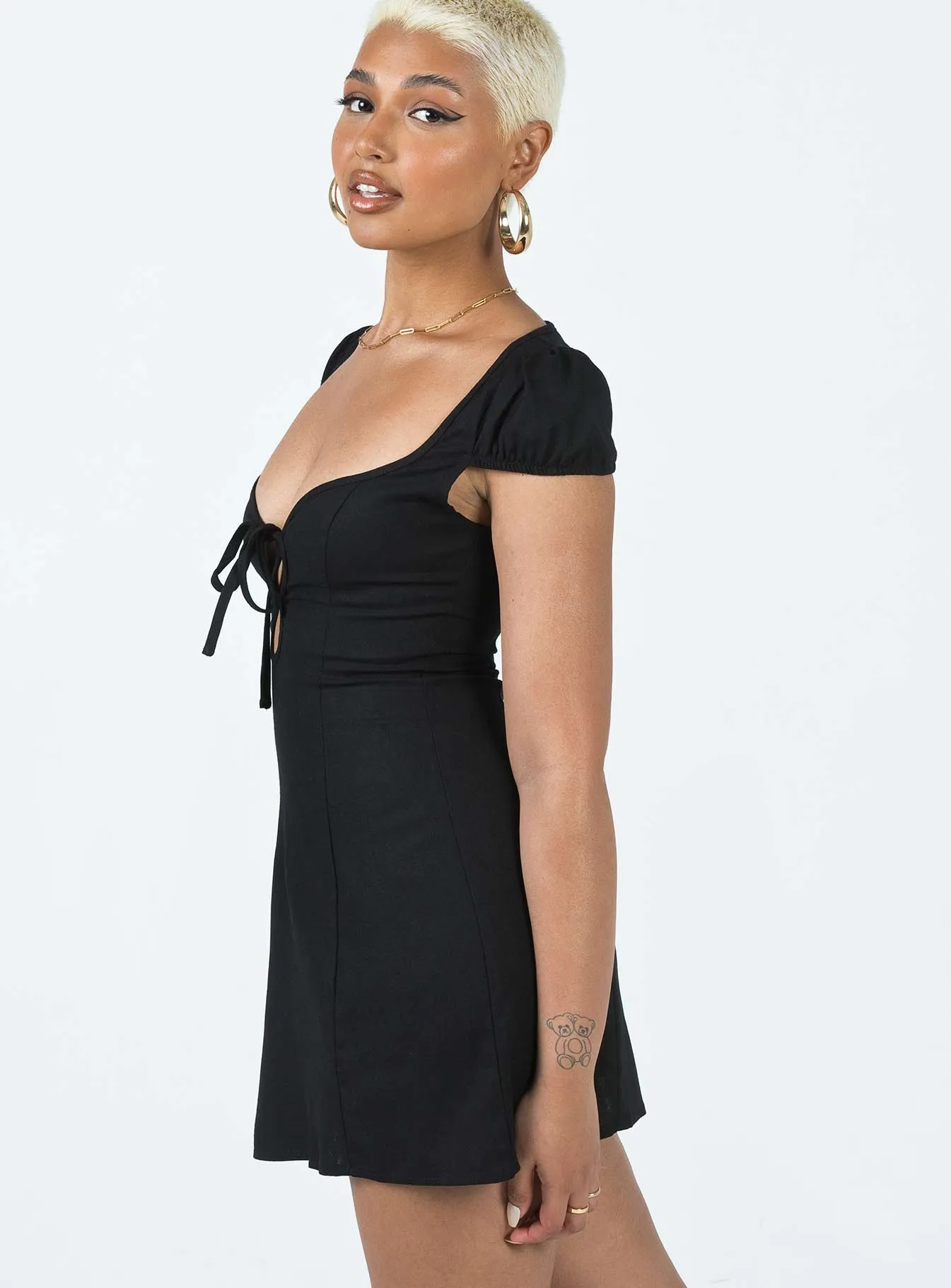 Alora Mini Dress Black Fast Life