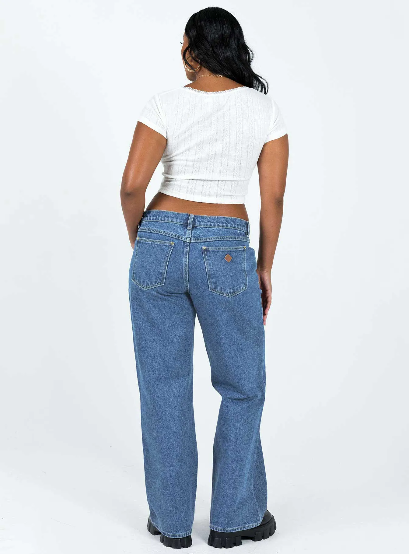 Abrand 99 Low & Wide Chantell Organic Jeans All Time Basic Neutral Loose