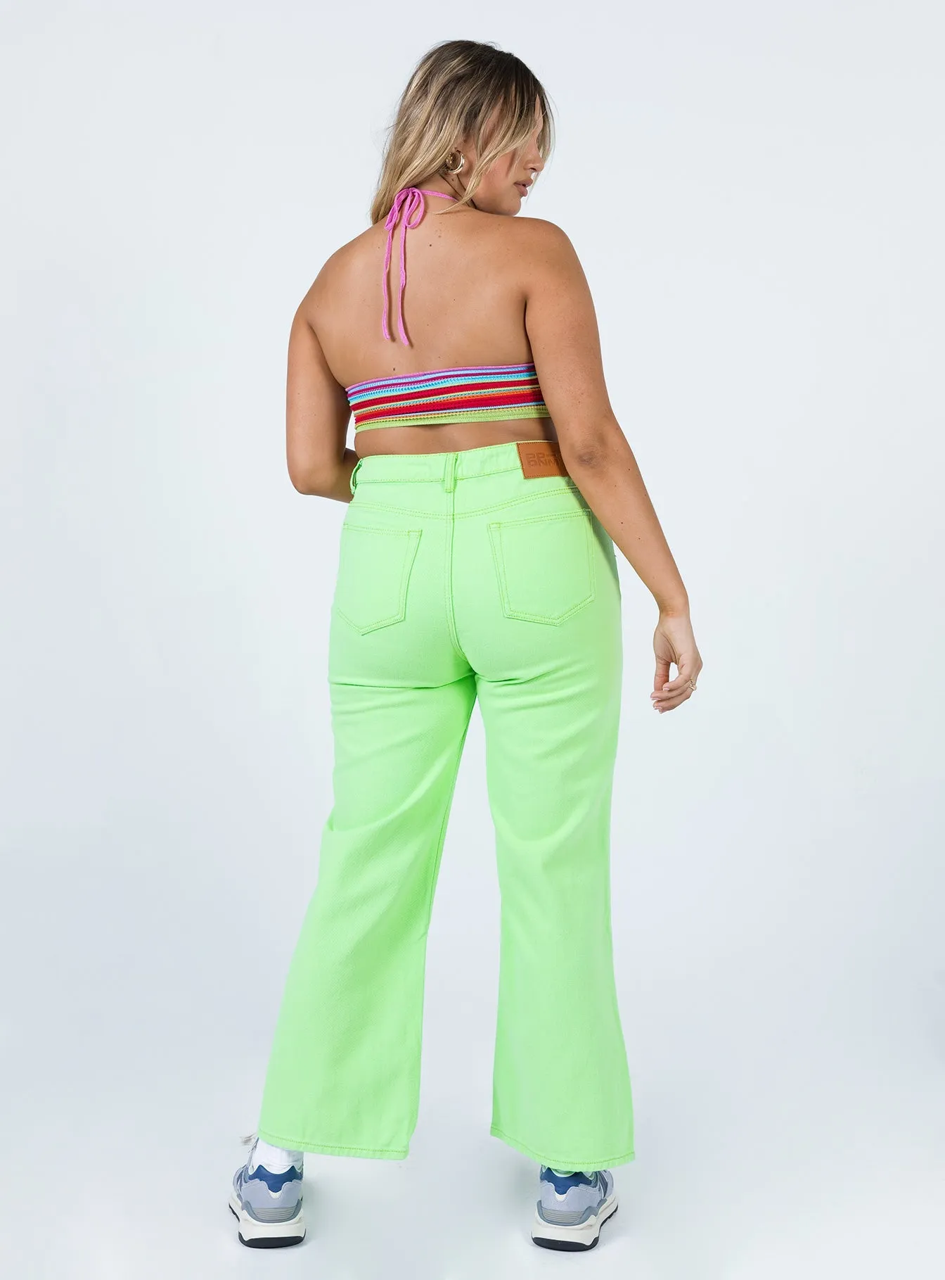 Denver Denim Jeans Lime Green Common look