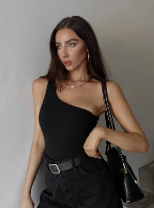 Luxury Date Durable Travel Rueful Bodysuit Black